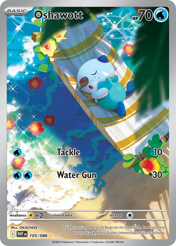 Oshawott, White Flare 105