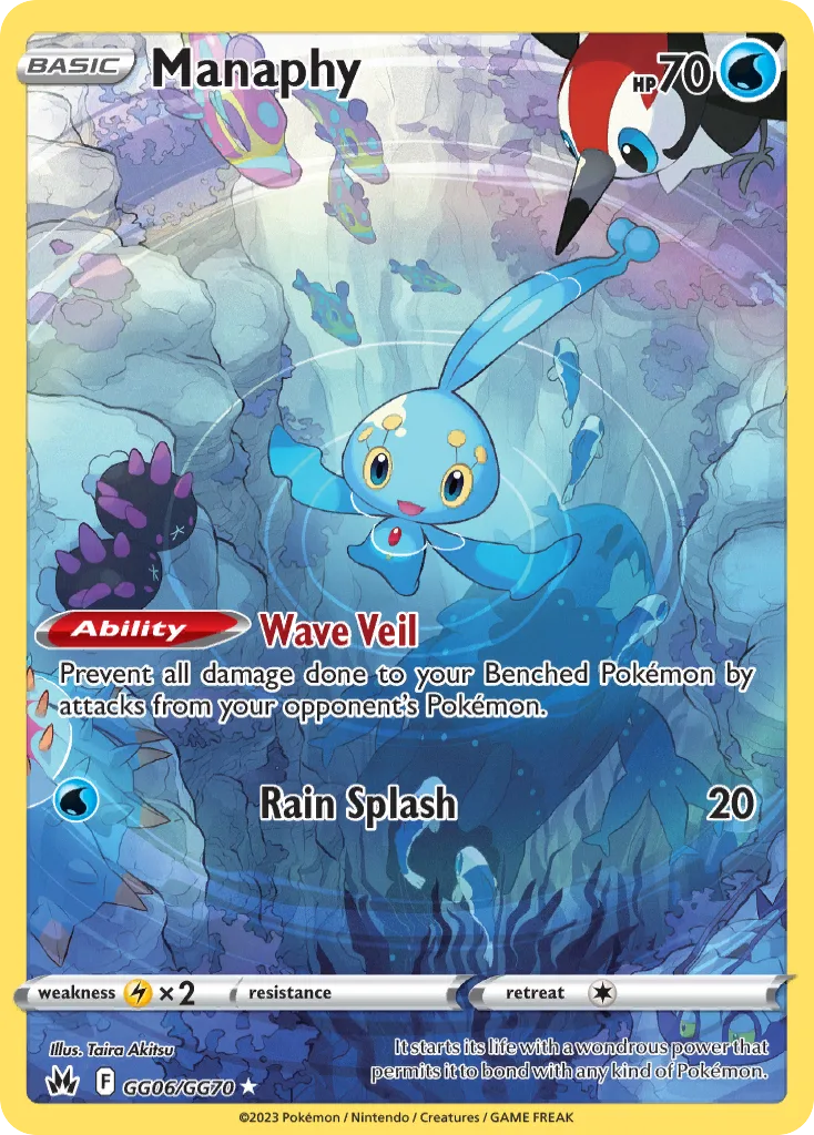 Manaphy, Crown Zenith Galarian Gallery GG06